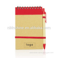 Promotional recycled notebook with pen , recycled paper notebook with pen